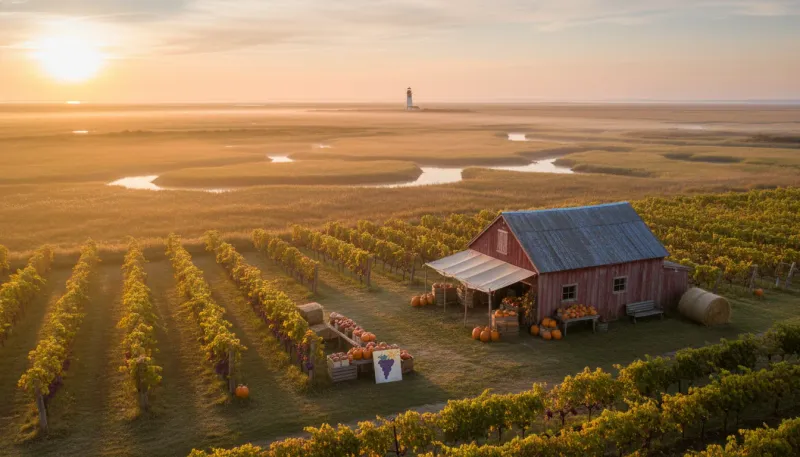 Delaware farm country. Backdrop for the Farm Country Hubs Delaware directory