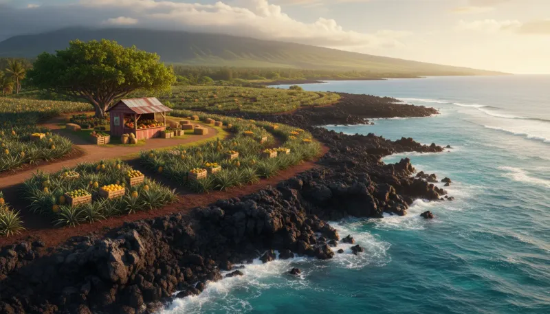 Hawaii farm country. Backdrop for the Farm Country Hubs Hawaii directory