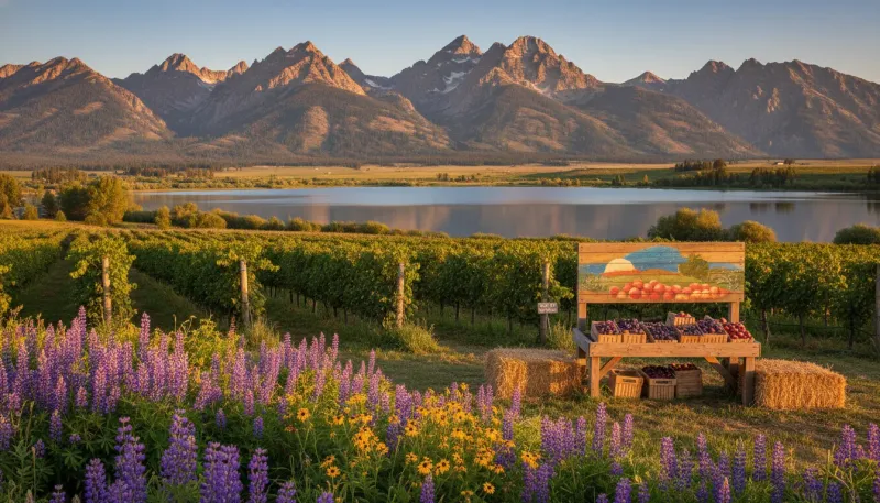 Idaho farm country. Backdrop for the Farm Country Hubs Idaho directory