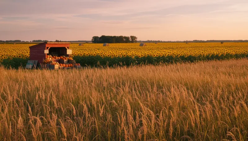Illinois farm country. Backdrop for the Farm Country Hubs Illinois directory