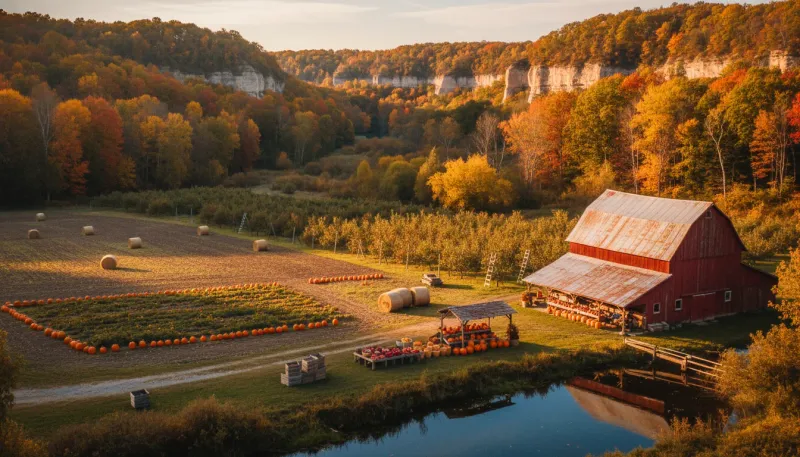 Iowa farm country. Backdrop for the Farm Country Hubs Iowa directory