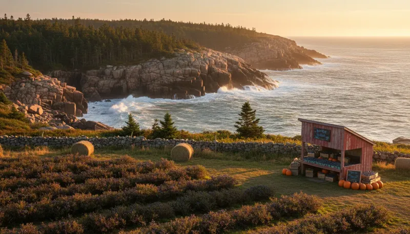 Maine farm country. Backdrop for the Farm Country Hubs Maine directory