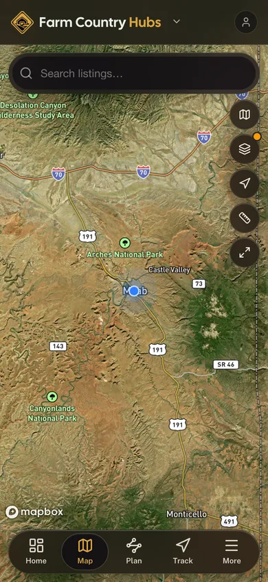 The Farm Country Hubs app directory map
