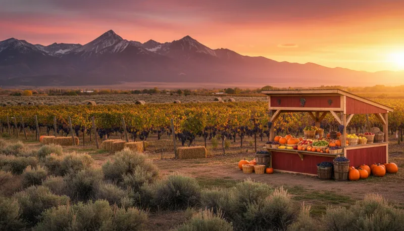New Mexico farm country. Backdrop for the Farm Country Hubs New Mexico directory