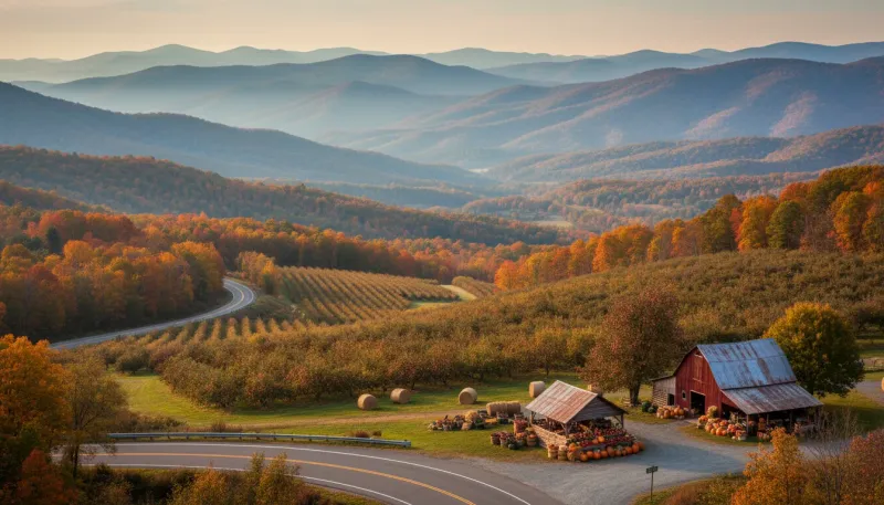 Virginia farm country. Backdrop for the Farm Country Hubs Virginia directory