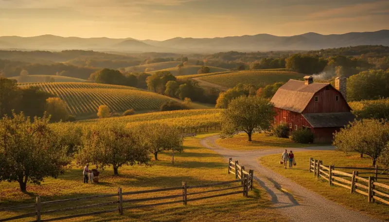 Agritourism in Virginia: Blue Ridge Wineries, Orchards & Farm Stays