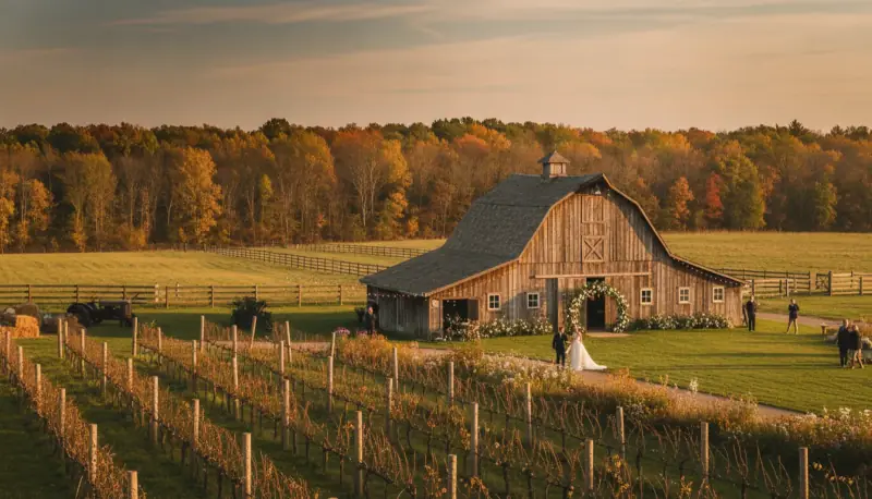 Barn Wedding Venues on Working Farms: Unique Logistics & Charm